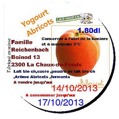 Yogourt Abricot