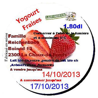 Yogourt Fraise