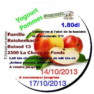 Yogourt Pommes